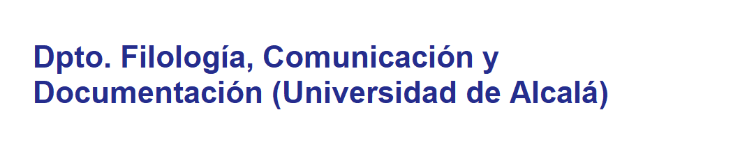 Departamento de Filología, Comunicación y Documentación